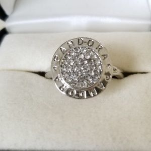 Pandora sterling silver ring size 8